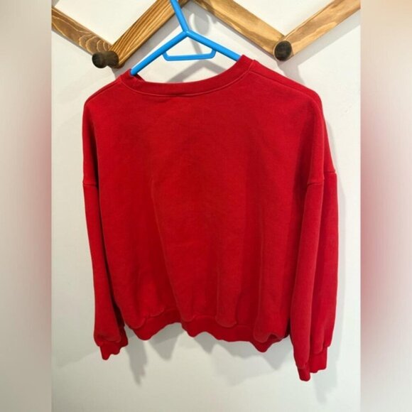NWOT- Red Minnie Mouse with scarf Sweatshirt- L - Picture 6 of 6